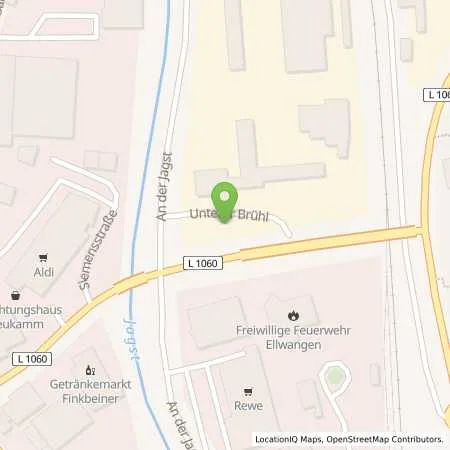 Standortübersicht der Tankstelle EnBW ODR AG in 73479 Ellwangen