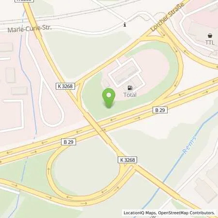 Standortübersicht der Tankstelle Stadtwerke Schwäbisch Gmünd GmbH in 73529 Schwäbisch gmünd