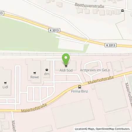 Standortübersicht der Tankstelle ALDI SÜD in 73547 Lorch