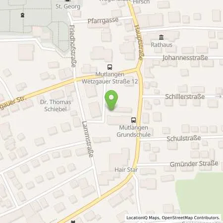 Standortübersicht der Tankstelle EnBW ODR AG in 73557 Mutlangen