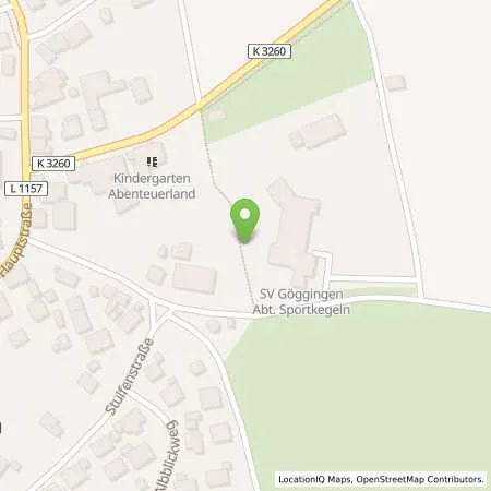 Standortübersicht der Tankstelle EnBW ODR AG in 73571 Göggingen