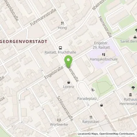 Standortübersicht der Tankstelle Stadtwerke Rastatt GmbH in 76437 Rastatt