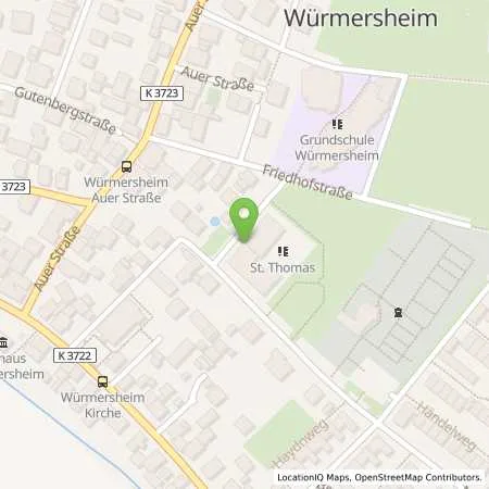 Standortübersicht der Tankstelle Stadtwerke Ettlingen GmbH in 76448 Durmersheim