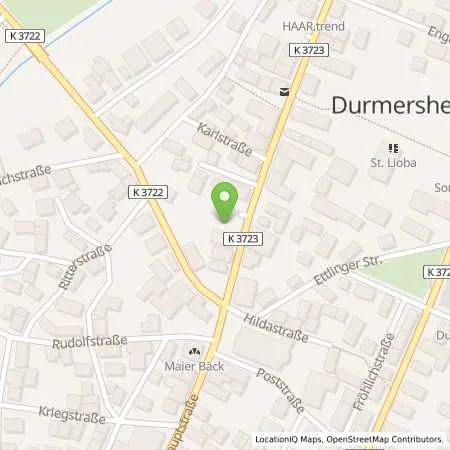 Standortübersicht der Tankstelle Stadtwerke Rastatt GmbH in 76448 Durmersheim