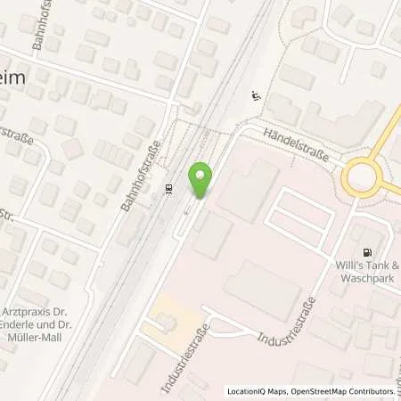 Standortübersicht der Tankstelle deer GmbH in 76470 Ötigheim