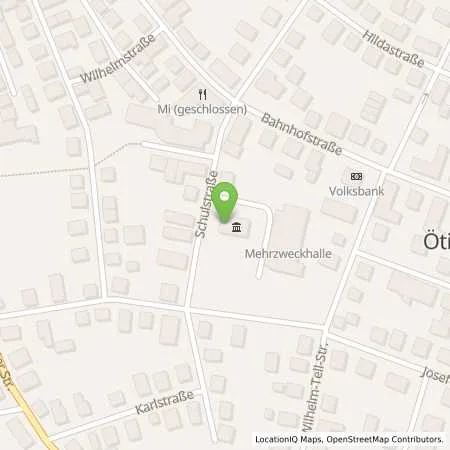 Standortübersicht der Tankstelle Gemeinde Ötigheim in 76470 Ötigheim