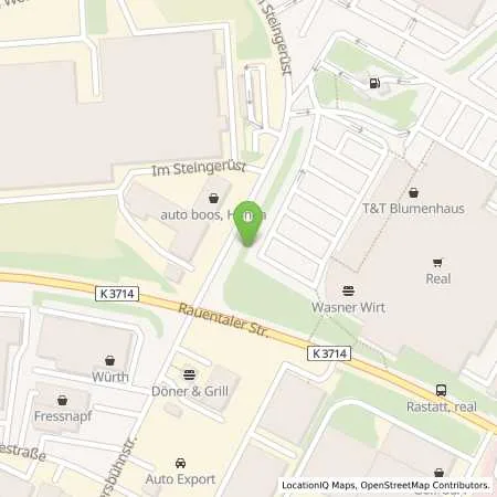 Standortübersicht der Tankstelle Allego GmbH in 76473 Rastatt