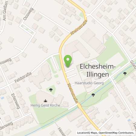 Standortübersicht der Strom (Elektro) Tankstelle: deer GmbH in 76477, Elchesheim-Illingen