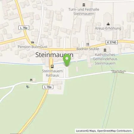 Standortübersicht der Tankstelle EnBW mobility+ AG und Co.KG in 76479 Steinmauern