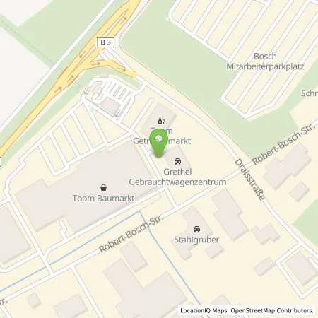 Standortübersicht der Tankstelle Stadtwerke Bühl GmbH in 77815 Bühl