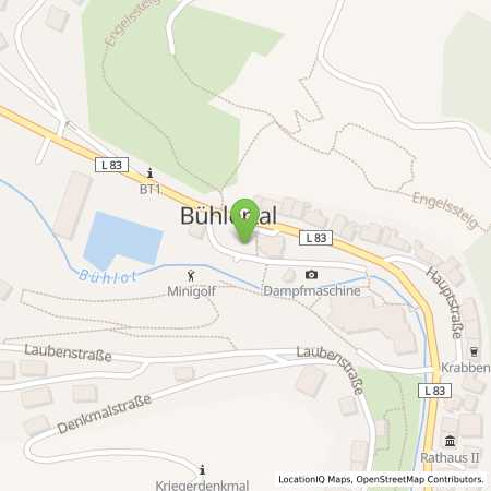 Standortübersicht der Strom (Elektro) Tankstelle: EnBW mobility+ AG und Co.KG in 77830, Bhlertal