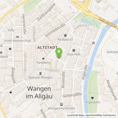 Standortübersicht der Tankstelle EnBW mobility+ AG und Co.KG in 88239 Wangen im Allgäu