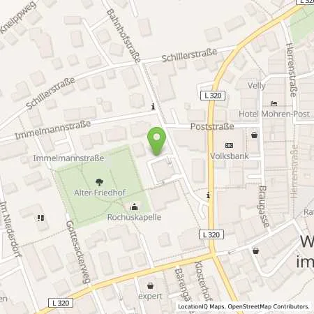 Standortübersicht der Tankstelle Große Kreisstadt Wangen im Allgäu in 88239 Wangen im Allgäu