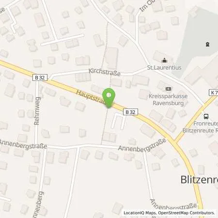 Standortübersicht der Tankstelle EnBW mobility+ AG und Co.KG in 88273 Fronreute