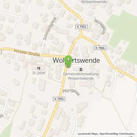 Standortübersicht der Tankstelle EnBW mobility+ AG und Co.KG in 88284 Wolpertswende