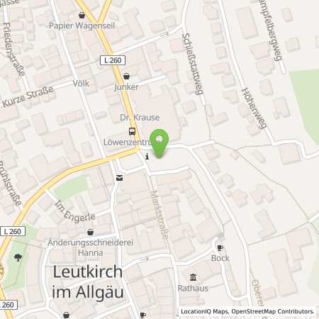 Standortübersicht der Strom (Elektro) Tankstelle: EnBW mobility+ AG und Co.KG in 88299, Leutkirch