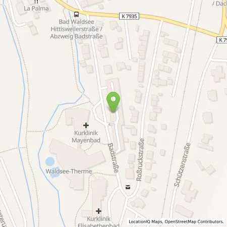 Standortübersicht der Tankstelle EnBW mobility+ AG und Co.KG in 88339 Bad Waldsee