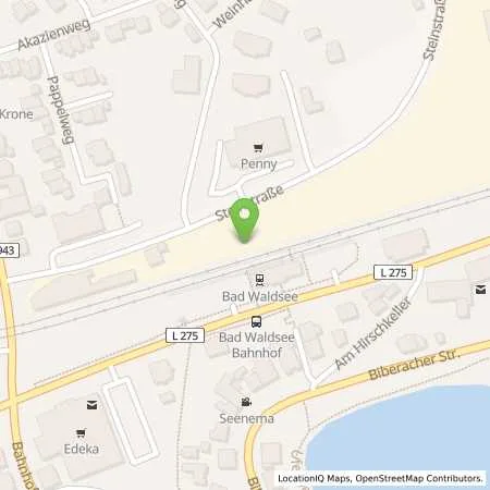 Standortübersicht der Tankstelle Stadtwerk am See GmbH & Co. KG in 88339 Bad Waldsee