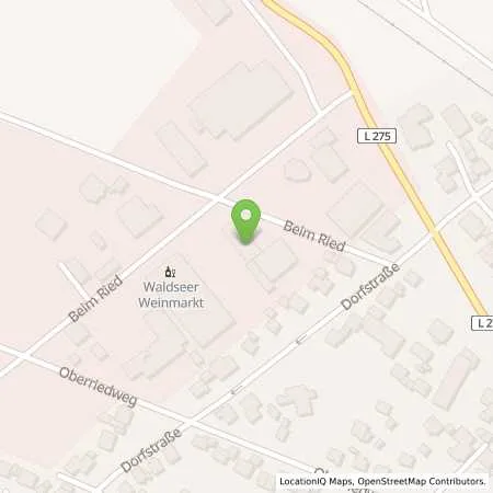 Standortübersicht der Tankstelle Thüga Energie GmbH in 88339 Bad Waldsee