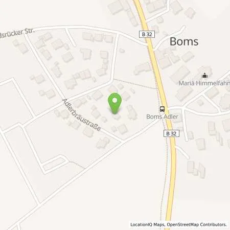 Standortübersicht der Tankstelle Bürgerladenetzwerk Reinhard Siebert in 88362 Boms