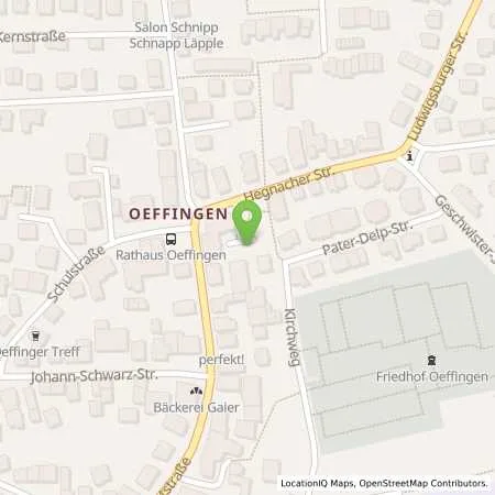 Standortübersicht der Tankstelle deer GmbH in 70736 Fellbach