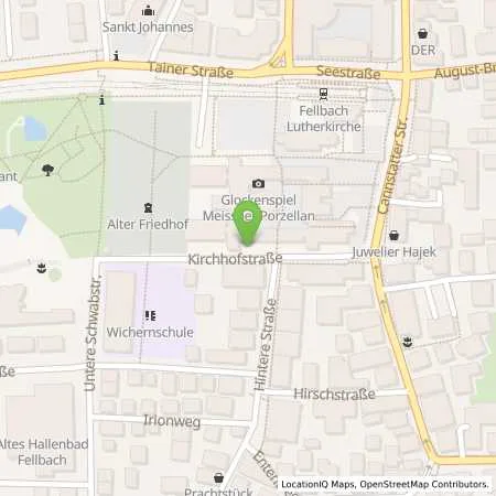 Standortübersicht der Tankstelle deer GmbH in 70736 Fellbach