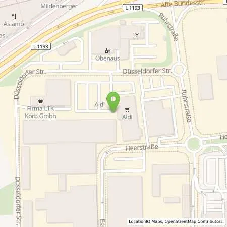 Standortübersicht der Tankstelle ALDI SÜD in 71332 Waiblingen