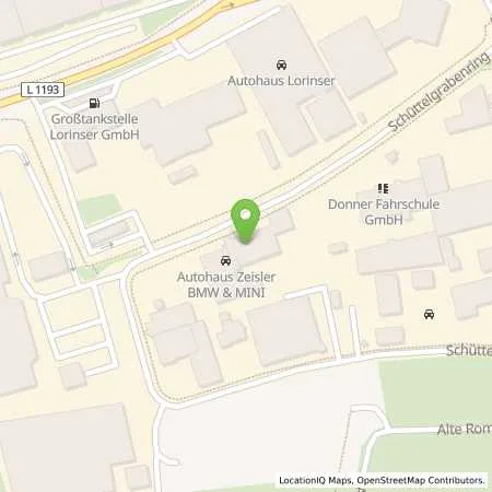 Standortübersicht der Tankstelle Autohaus Zeisler GmbH in 71332 Waiblingen