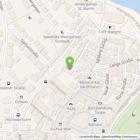 Standortübersicht der Tankstelle Stadtwerke Waiblingen GmbH in 71332 Waiblingen