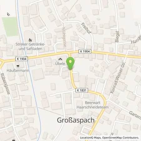 Standortübersicht der Tankstelle Süwag Energie AG in 71546 Anspach