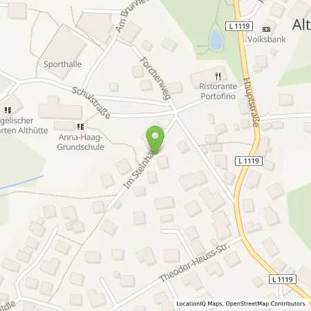 Standortübersicht der Tankstelle EnBW mobility+ AG und Co.KG in 71566 Althütte