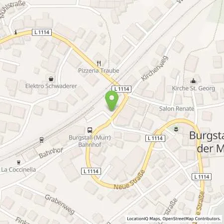 Standortübersicht der Tankstelle deer GmbH in 71576 Burgstetten