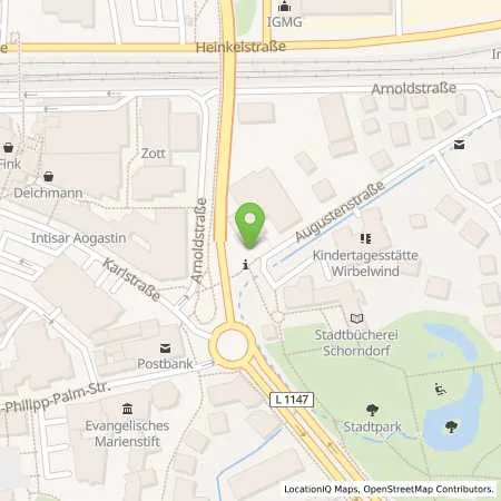 Standortübersicht der Tankstelle deer GmbH in 73614 Schorndorf