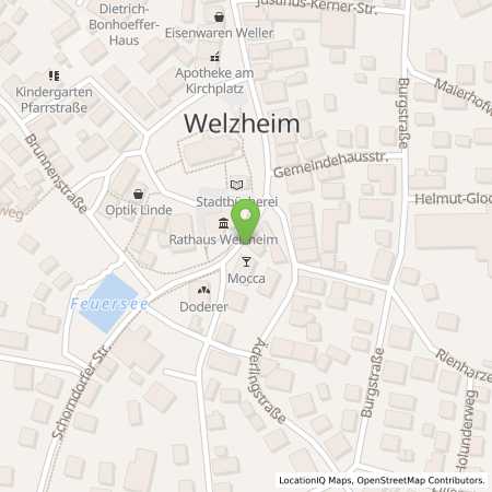 Standortübersicht der Strom (Elektro) Tankstelle: EnBW ODR AG in 73642, Welzheim