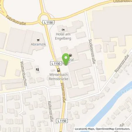 Standortübersicht der Tankstelle Autohaus Dieter Bürk in 73650 Winterbach