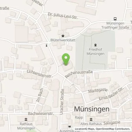 Standortübersicht der Tankstelle EnBW mobility+ AG und Co.KG in 72525 Münsingen