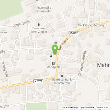 Standortübersicht der Tankstelle EnBW mobility+ AG und Co.KG in 72537 Mehrstetten