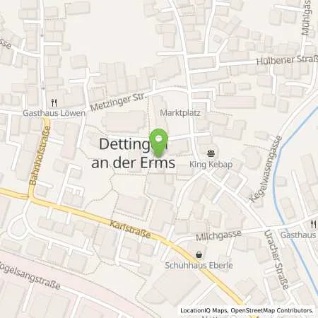 Standortübersicht der Tankstelle EnBW mobility+ AG und Co.KG in 72581 Dettingen