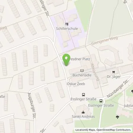 Standortübersicht der Tankstelle FairEnergie GmbH in 72760 Reutlingen