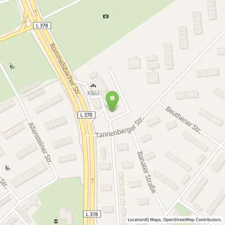 Standortübersicht der Tankstelle FairEnergie GmbH in 72760 Reutlingen