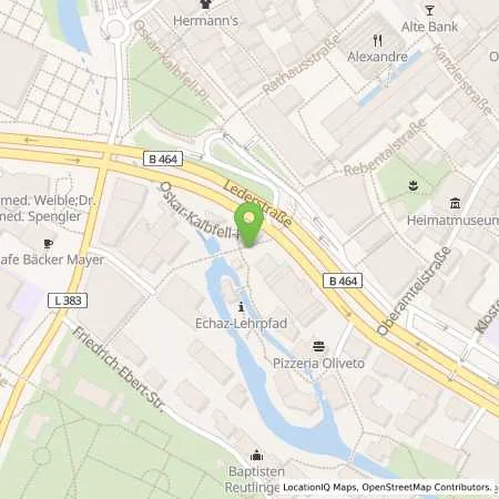 Standortübersicht der Tankstelle FairEnergie GmbH in 72762 Reutlingen