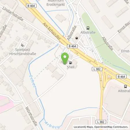 Standortübersicht der Tankstelle EnBW mobility+ AG und Co.KG in 72764 Reutlingen