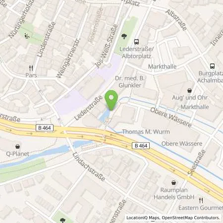 Standortübersicht der Tankstelle APCOA PARKING Deutschland GmbH in 72764 Reutlingen