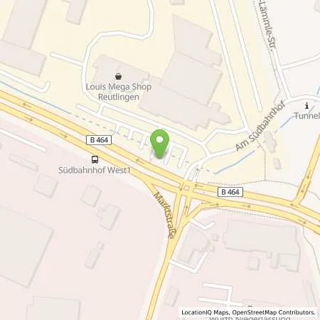 Standortübersicht der Tankstelle FairEnergie GmbH in 72766 Reutlingen