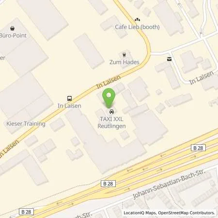 Standortübersicht der Tankstelle Immobilien Balaj GmbH in 72766 Reutlingen