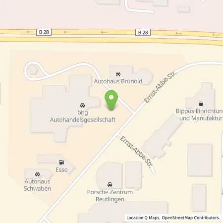 Standortübersicht der Tankstelle EnBW mobility+ AG und Co.KG in 72770 Reutlingen