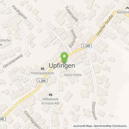 Standortübersicht der Tankstelle EnBW mobility+ AG und Co.KG in 72813 St. Johann (Upfingen)