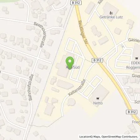 Standortübersicht der Tankstelle ALDI SÜD in 72829 Engstingen