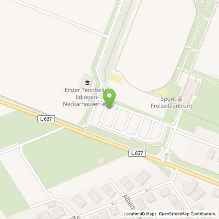 Standortübersicht der Strom (Elektro) Tankstelle: EnBW mobility+ AG und Co.KG in 68534, Edingen-Neckarhausen