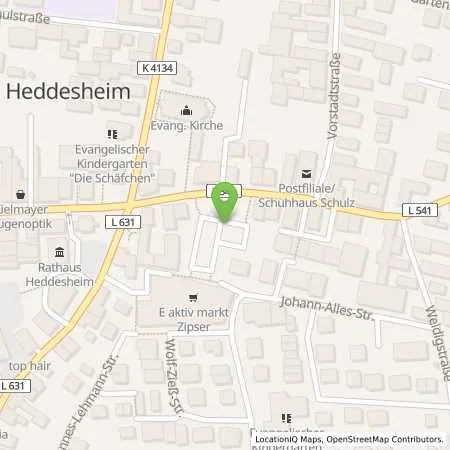 Standortübersicht der Tankstelle Stadtwerke Viernheim GmbH in 68542 Heddesheim